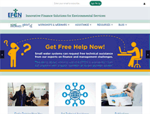 Tablet Screenshot of efcnetwork.org